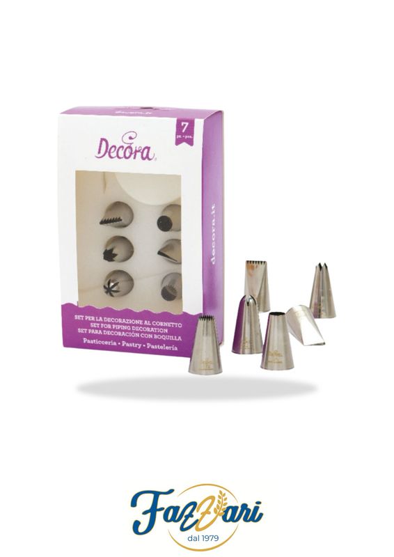 SET PER LA DECORAZIONE AL CORNETTO (7 pezzi)