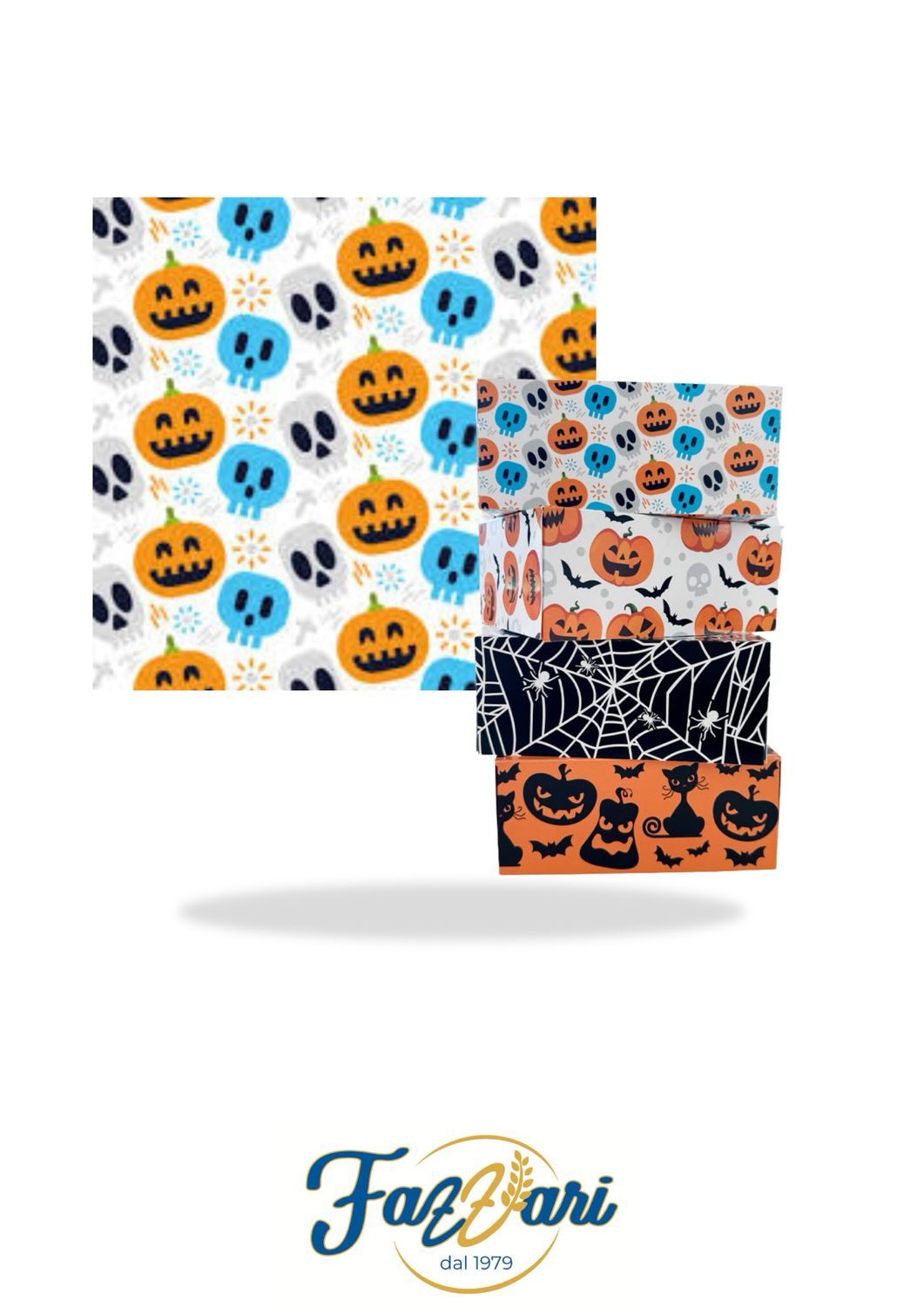 SCATOLA HAPPY HALLOWEEN GHOST