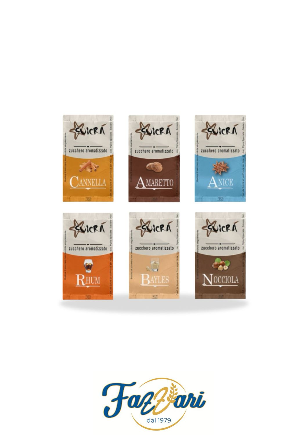 ZUCCHERO AROMATIZZATO IN BUSTINE ZUCCHERO AROMATIZZATO IN BUSTINE