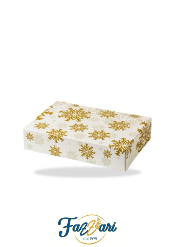 SCATOLA NATALIZIA FIOCCHI DI NEVE