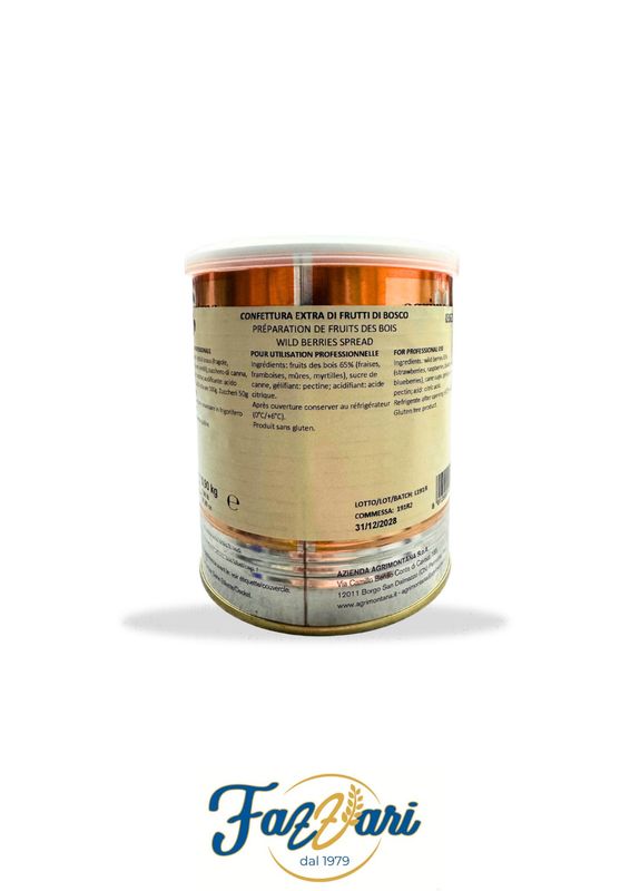 CONFETTURA EXTRA DI FRUTTI DI BOSCO 900 G