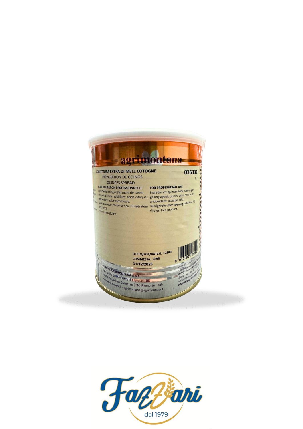 CONFETTURA EXTRA DI MELE COTOGNE 0,9 KG