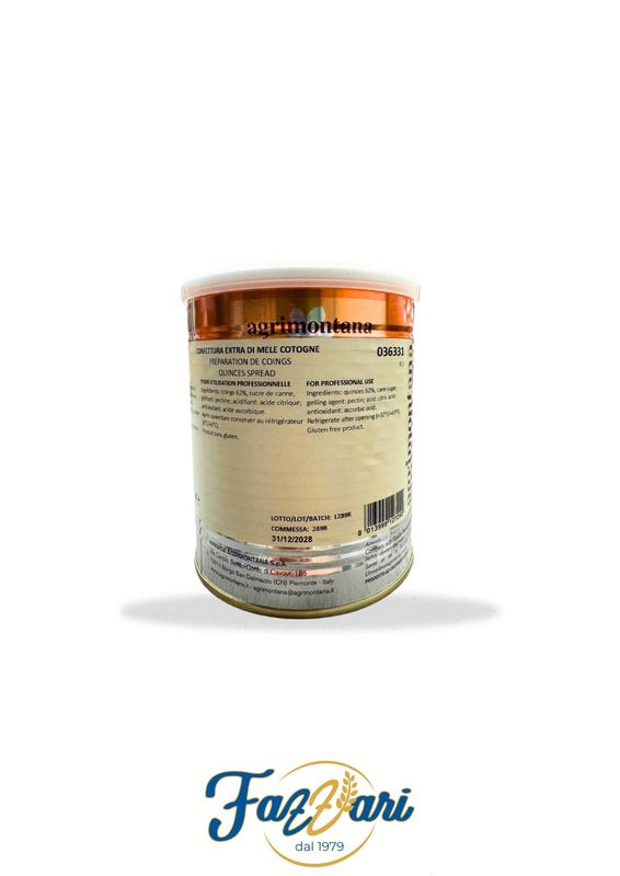 CONFETTURA EXTRA DI MELE COTOGNE 0,9 KG