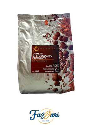 CUBETTI DI CIOCCOLATO FONDENTE 4 KG