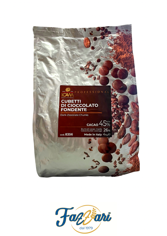 CUBETTI DI CIOCCOLATO FONDENTE 4 KG