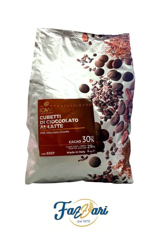 CUBETTI DI CIOCCOLATO AL LATTE 4 KG