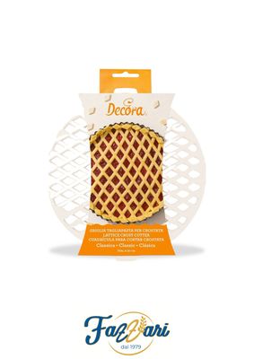 GRIGLIA TAGLIAPASTA PER CROSTATA ARABESQUE 30 CM