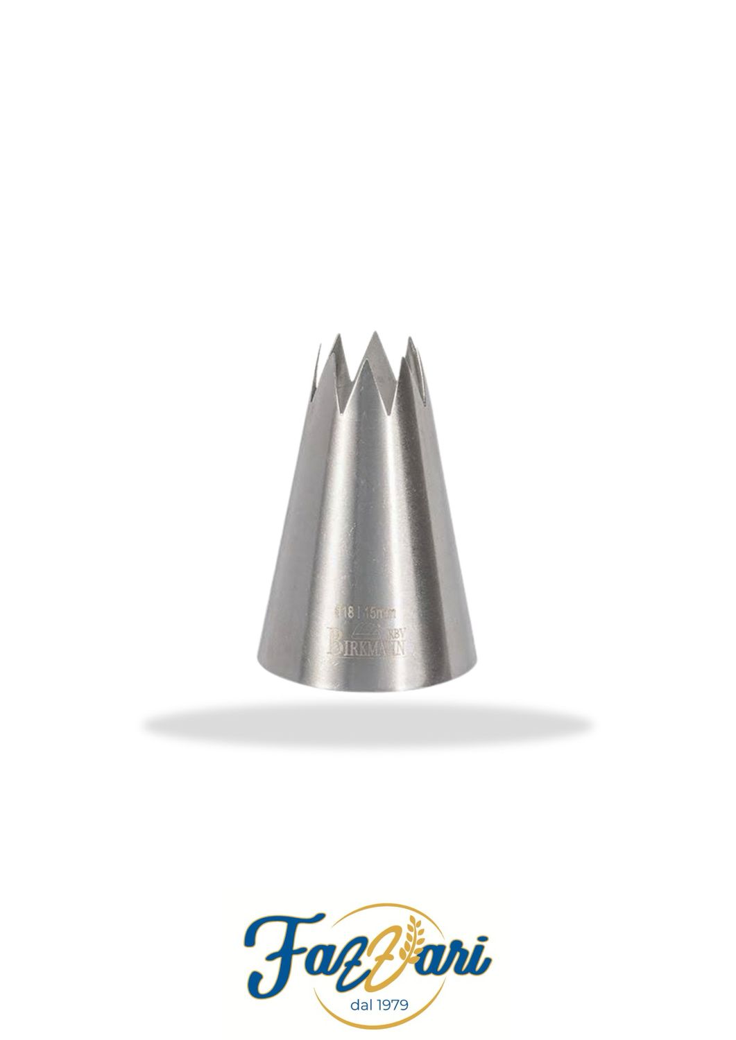 PUNTA INOX STELLA APERTA 16 mm