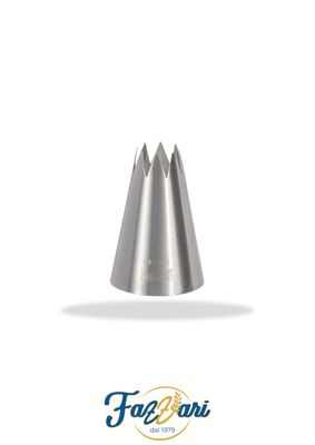 PUNTA INOX STELLA APERTA 16 mm