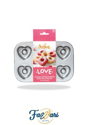 TEGLIA LOVE IN ACCIAIO ANTIADERENTE 