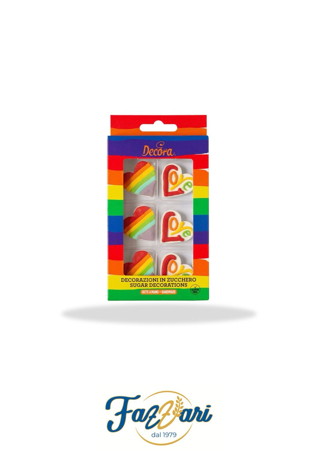 DECORAZIONI LOVE LOVE RAINBOW
