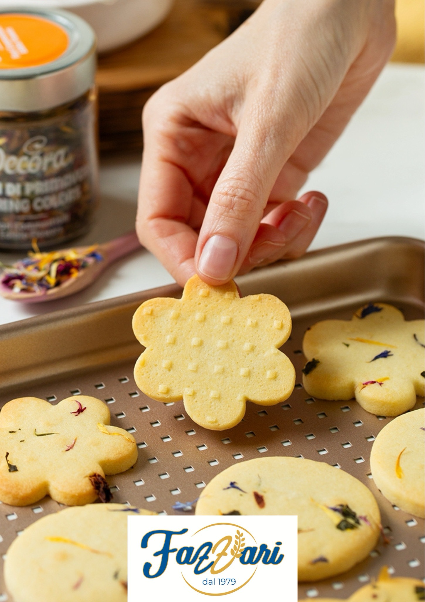 TEGLIA FORATA COOKIES ROSE GOLD LINE