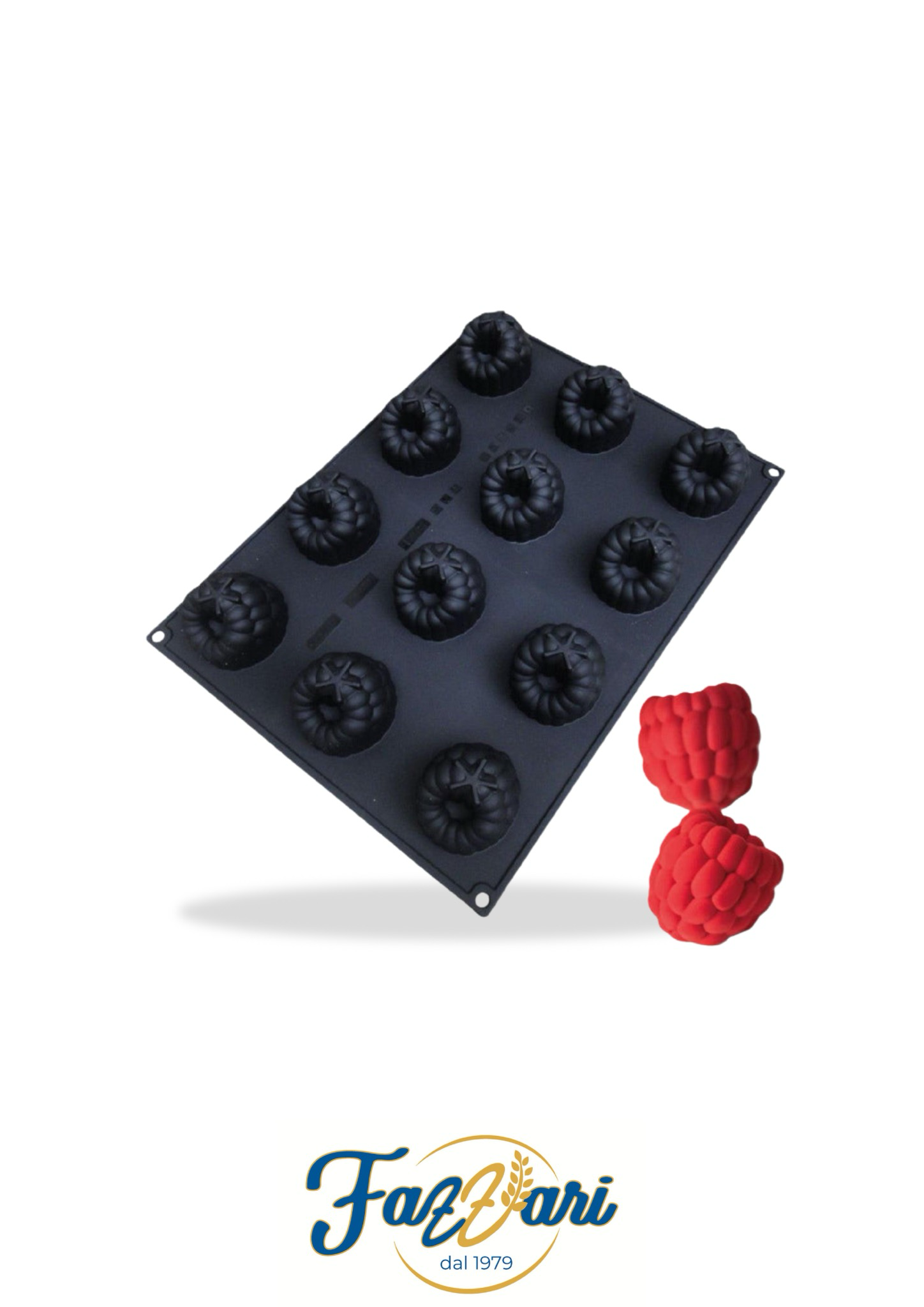 STAMPO IN SILICONE LAMPONE