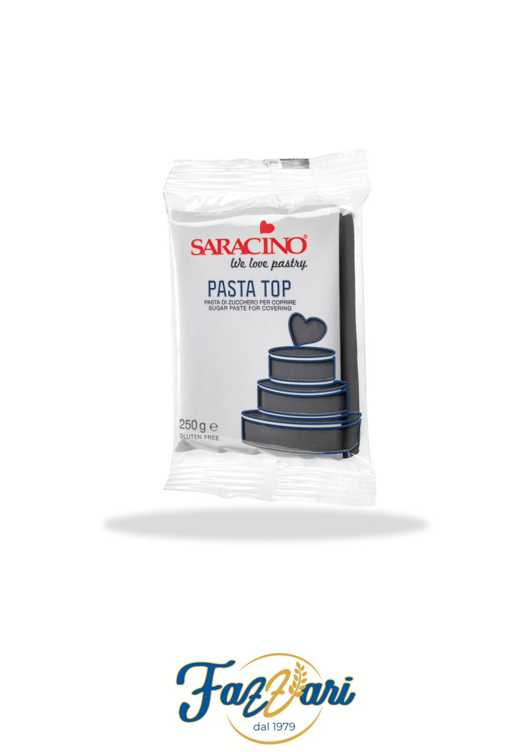 PASTA DI ZUCCHERO TOP NERA 250 G