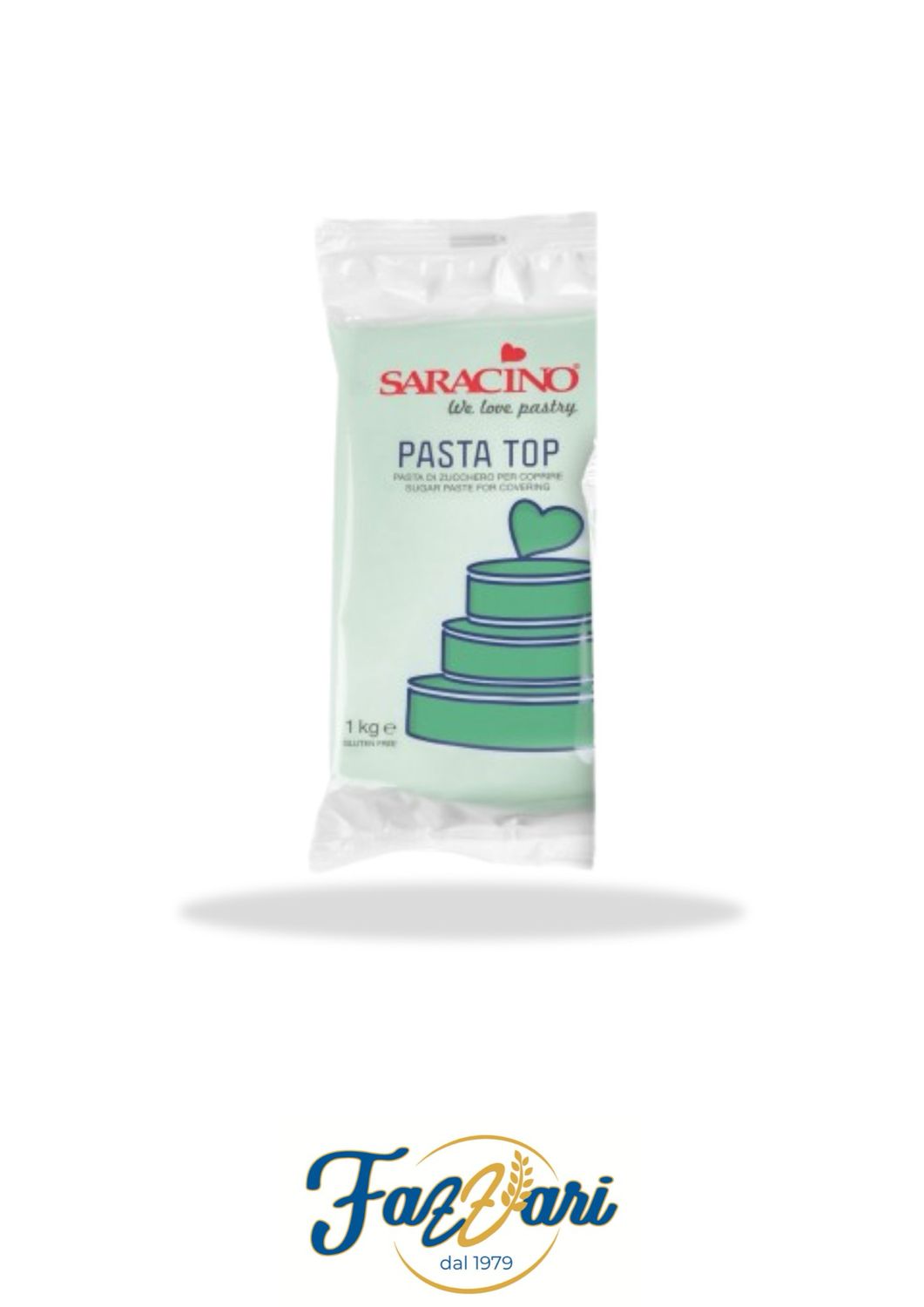 PASTA DI ZUCCHERO TOP VERDE 1 KG