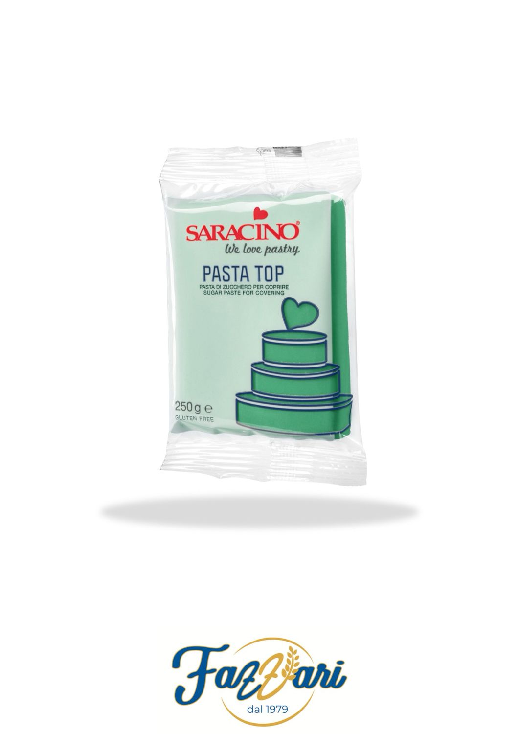 PASTA DI ZUCCHERO TOP VERDE 250 G