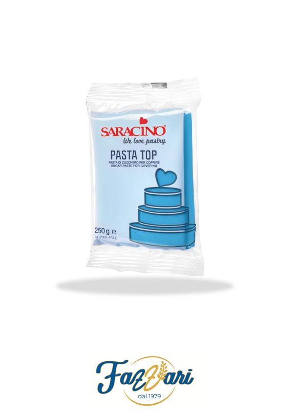 PASTA DI ZUCCHERO TOP CELESTE 250 G