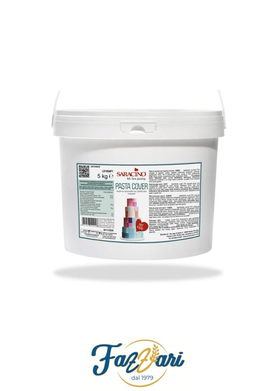 PASTA DI ZUCCHERO COVER BIANCA 5 KG