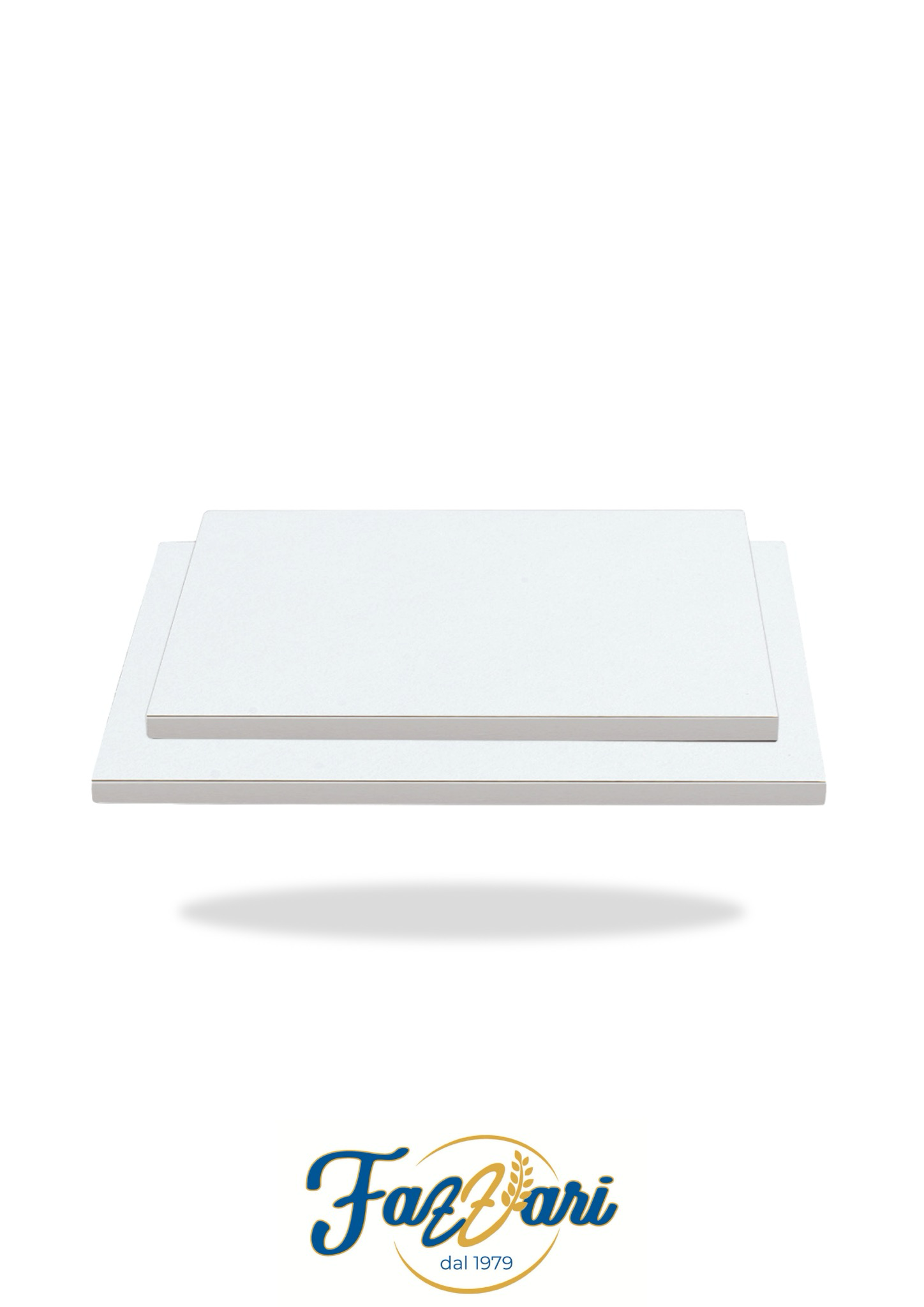CAKEBOARD WHITE RETTANGOLARE (20 X 50 CM- H 1,2 CM)