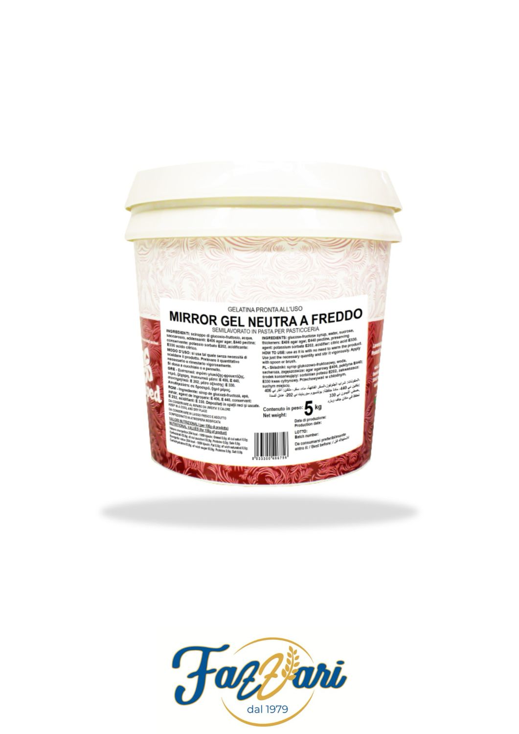 MIRROR GEL NEUTRA A FREDDO 5 KG