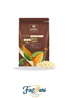 BLANC SATIN 29% (cioccolato bianco) 5 KG BLANC SATIN 29% (cioccolato bianco) 5 KG