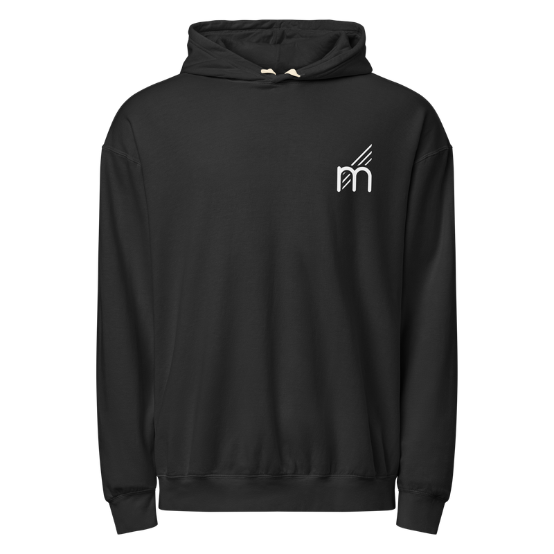 Unisex Garment-Dyed Lightweight Fleece Hooded Sweatshirt