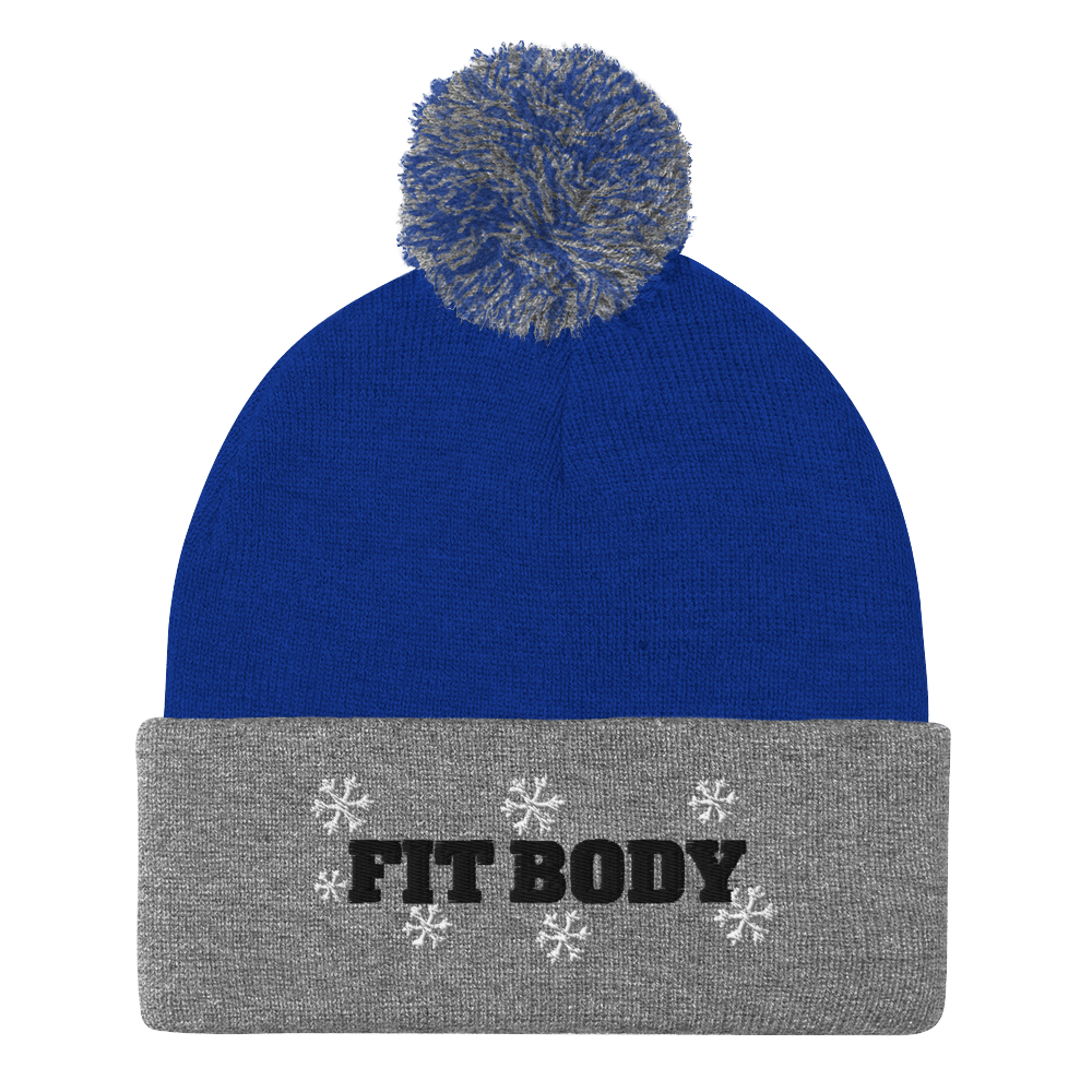 Snowflakes Pom Pom Beanie