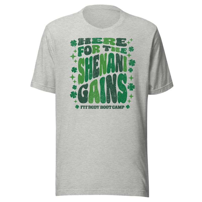 Shenani Gains - 50/50 Tee