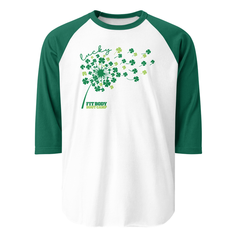 Lucky - Unisex 3/4 Length Baseball Tee