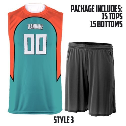 STYLE #3 (Incl. 15 TOPS & BOTTOMS)
