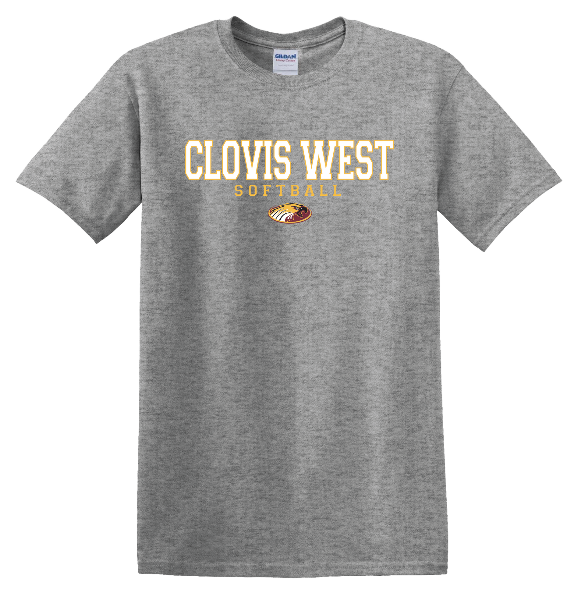 Clovis WEST Softball T-Shirt - EAGLE