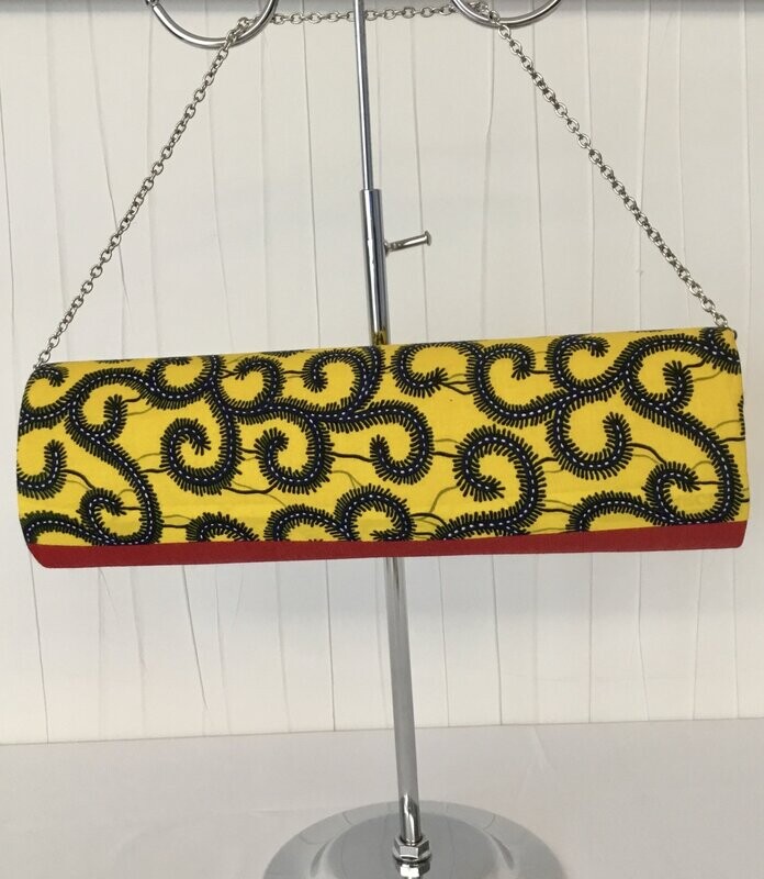 MINI POCHETTE WAX AD ROUGE ET JAUNE 2