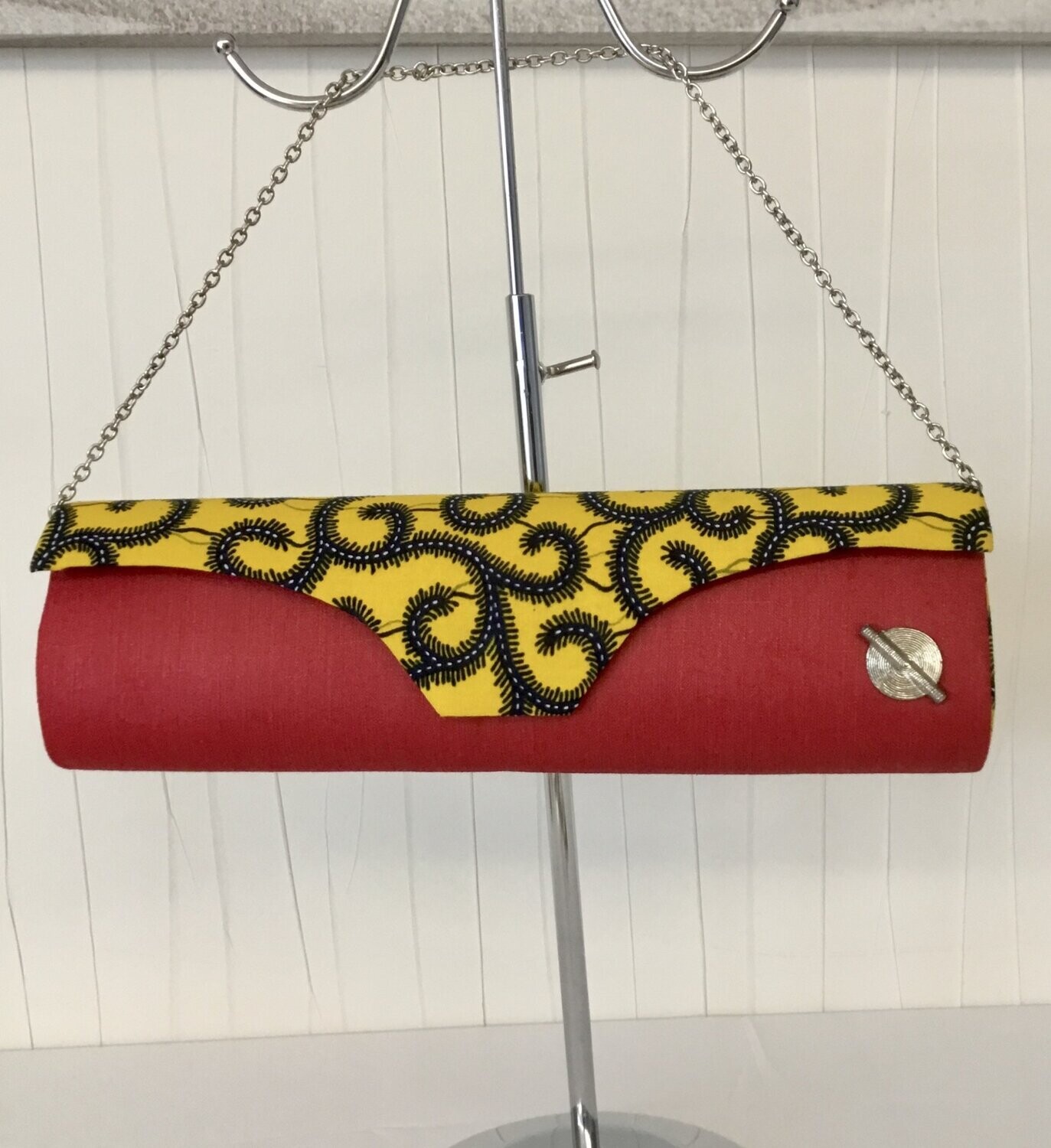 MINI POCHETTE WAX AD ROUGE ET JAUNE 1