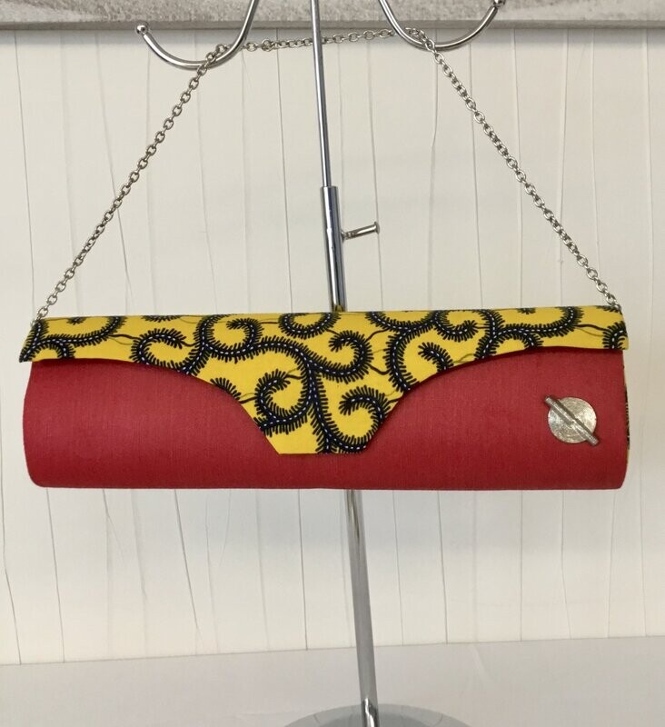 MINI POCHETTE WAX AD ROUGE ET JAUNE 1