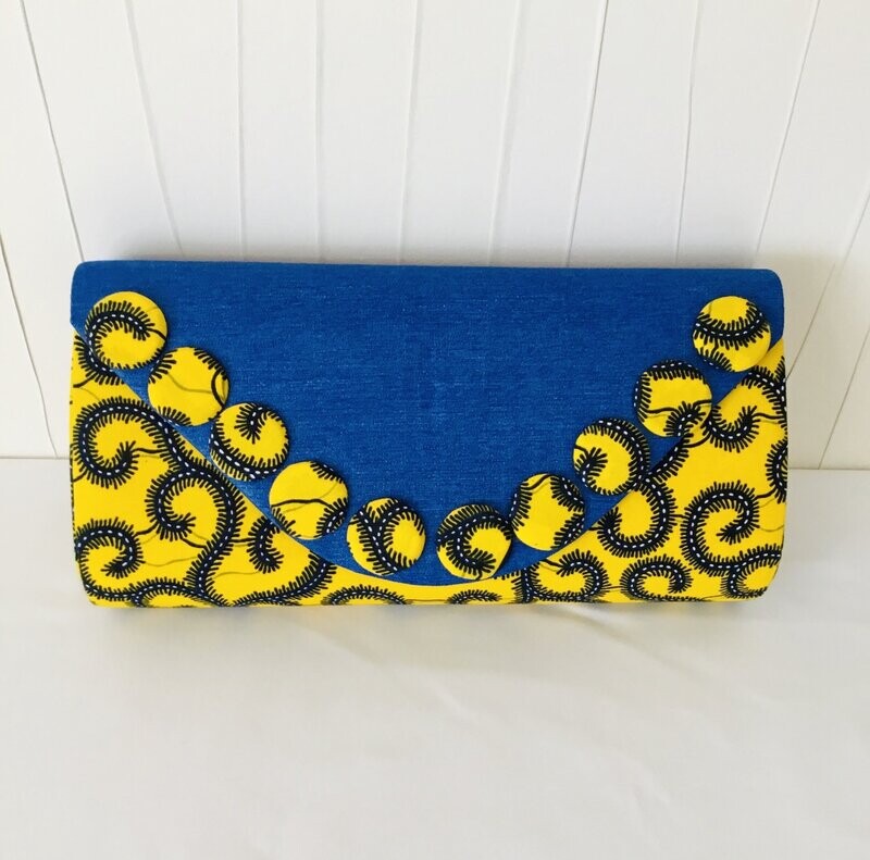 POCHETTE AD JAUNE ET BLEUE