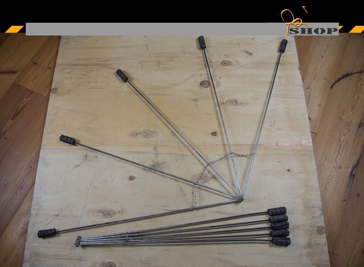 Klappbare XL-Feuerfächer, used Klappbare XL-Feuerfächer, used