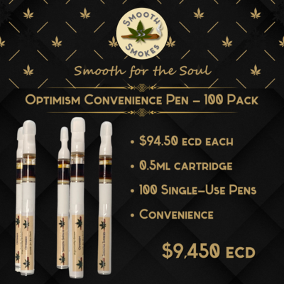 Optimism Convenience Pens | 100 Pack