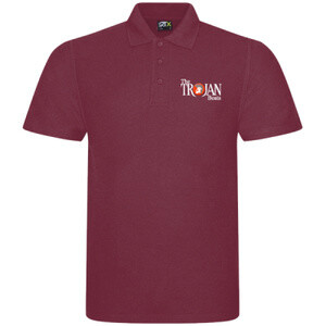 Burgundy Polo Shirt - Embroidered 