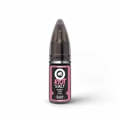 Riot Salt - Bubblegun 10ml, Strength: 5mg