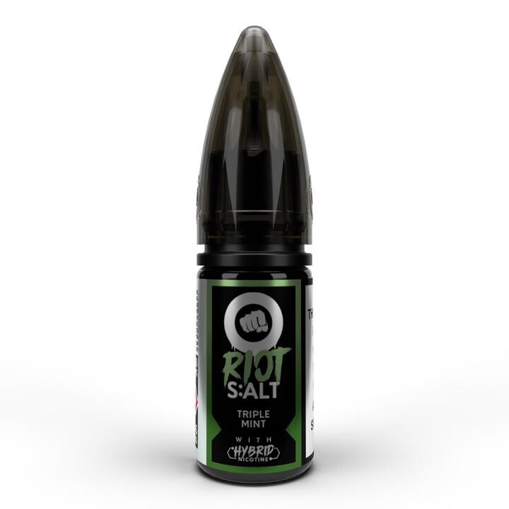 Riot Salt Triple Mint 10ml Hybrid Nicotine, Strength: 5mg