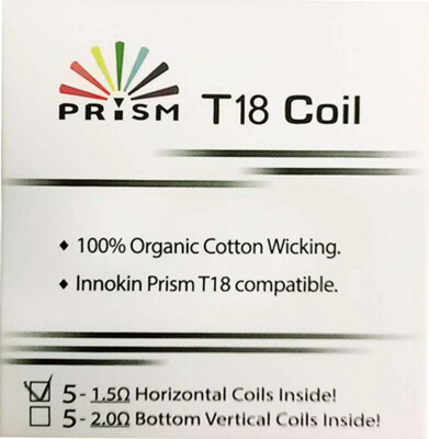 Innokin - T18 1.5Ω Coils 5-pack £5