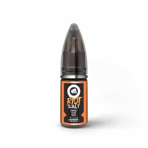 Riot Salt Sweet Leaf 10ml Hybrid Nicotine, Strength: 5mg