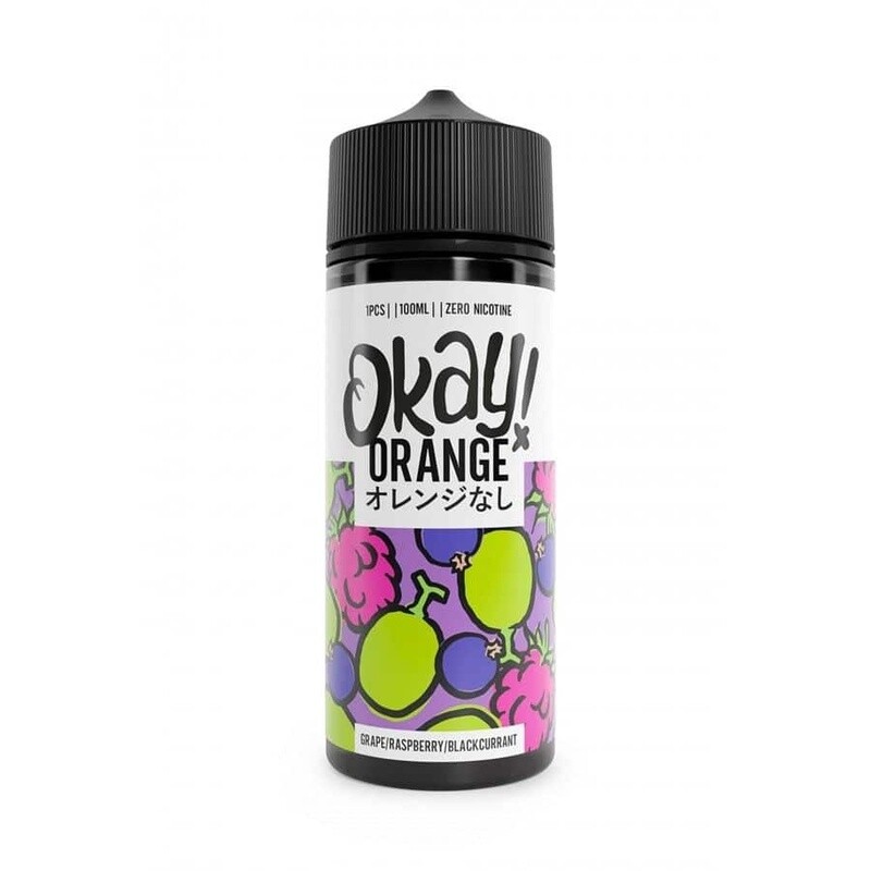 Okay Orange Grape Raspberry Blackcurrant 100ml