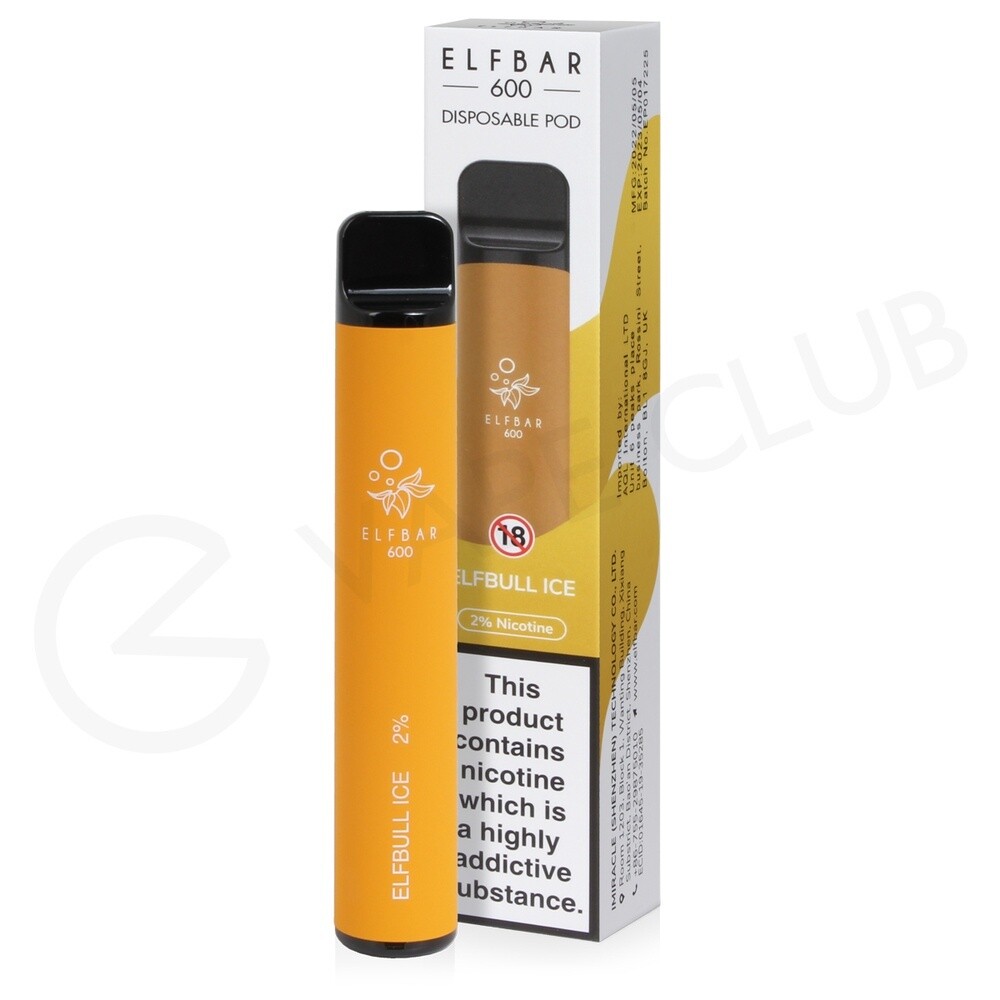 Elfturbo Ice 20mg ELFBAR 600 disposable vape - How To Prevent Elf Bar From Burning