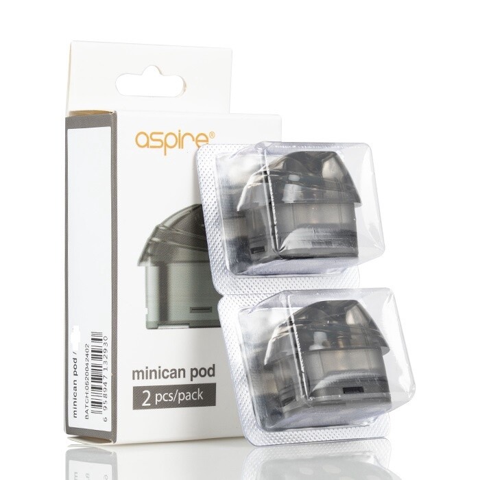 Aspire Minican Pod 2ml 2 Pack, Resistance: 1.20ohm