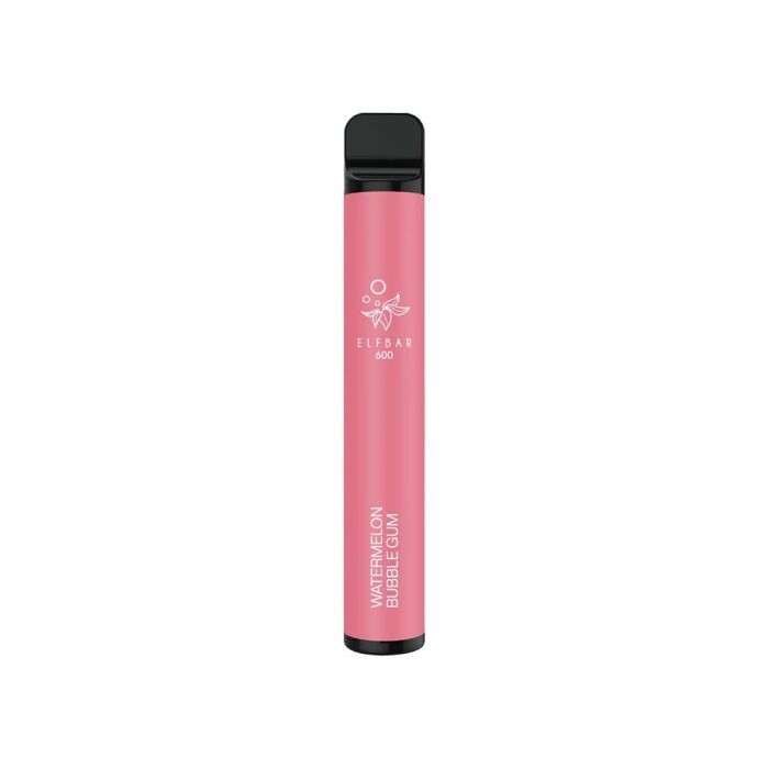 Watermelon Bubblegum 20mg ELFBAR 600 disposable vape