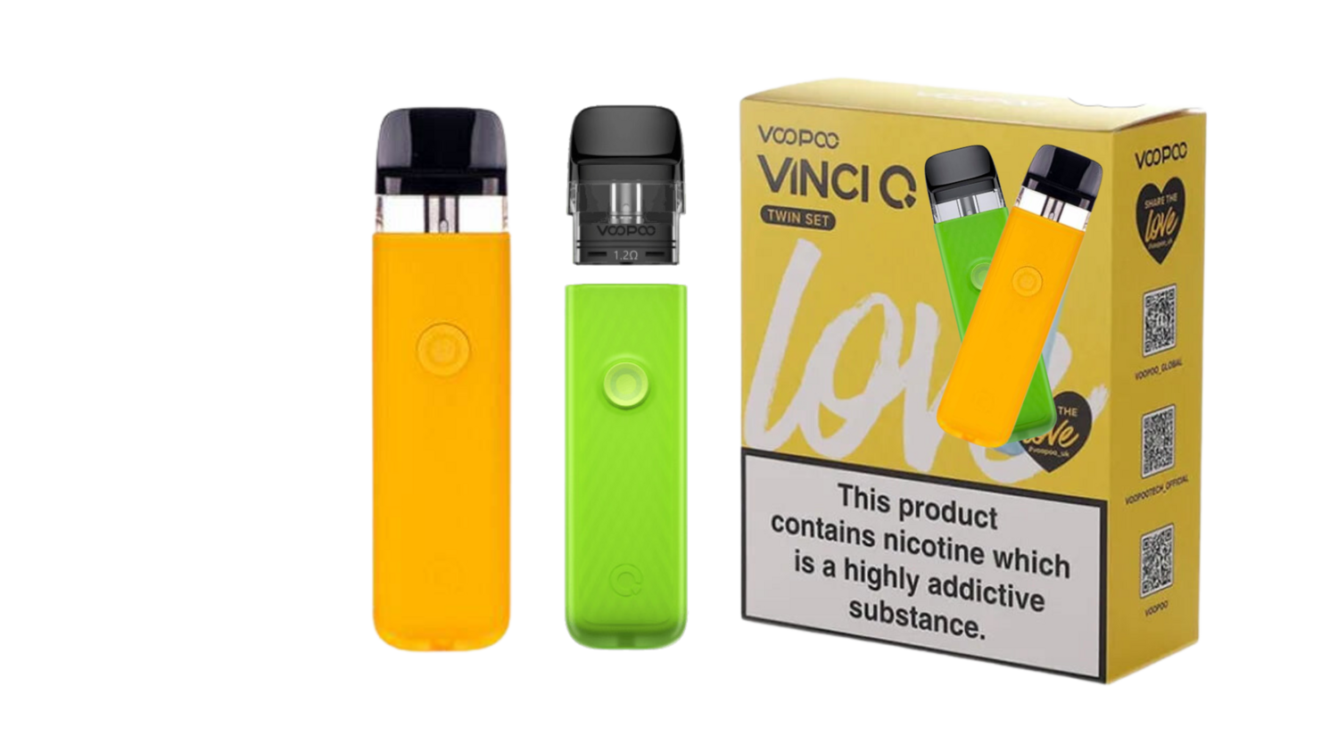 Voopoo Vinci Q Pod Kit System Twin Pack