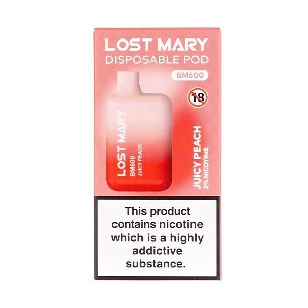 Juicy Peach Lost Mary BM600 20mg