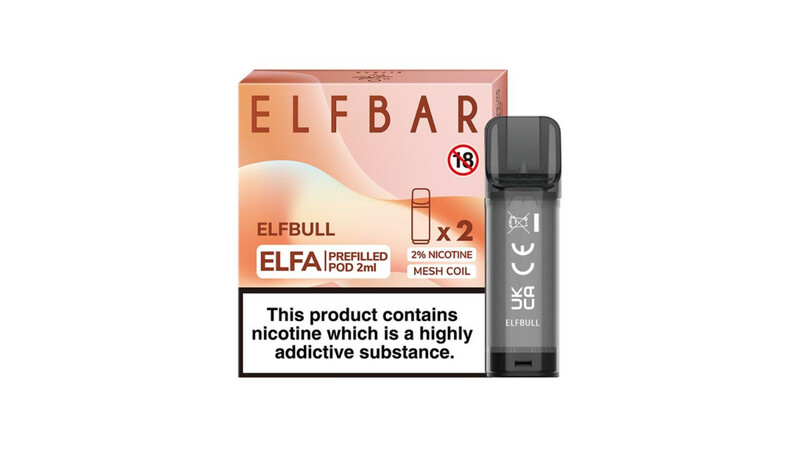 Elfturbo 20mg ELFA Pre-Filled Pods 2 Pack, Size: Elfbull