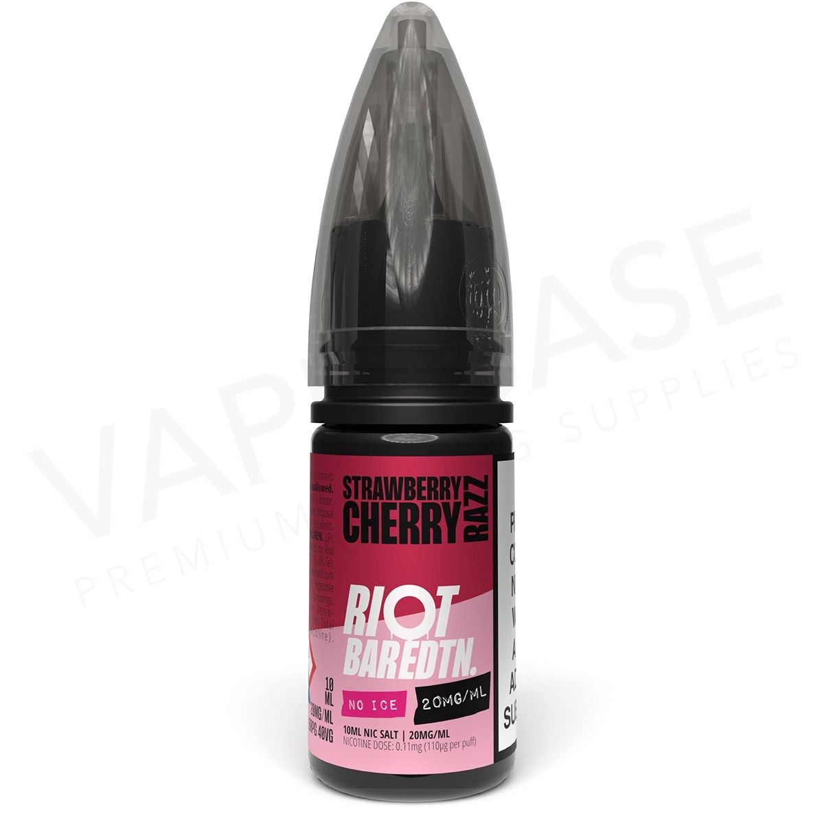 Riot Salt Bar EDTN 10ml Strawberry Cherry Razz